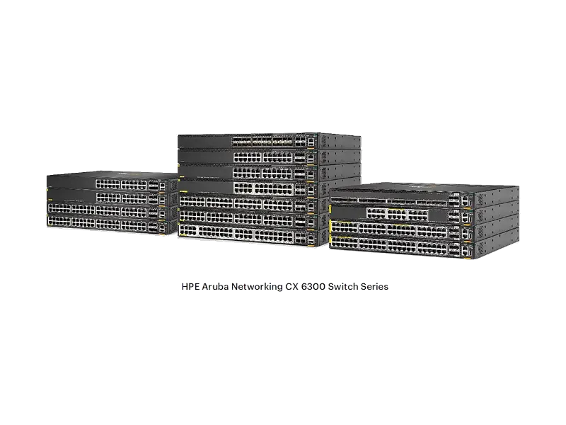 HPE Aruba Networking CX 6300 交换机系列